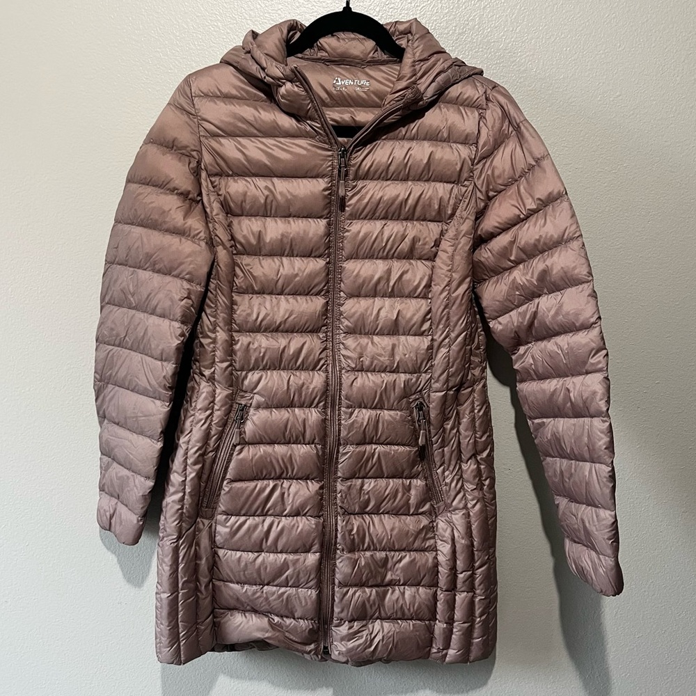 AVENTURE Women's Quilted Jacket in Mauve Size S